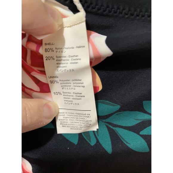 CUPSHE Teal Roses Women’s Size 0X Two Piece‎ Swimsuit NWT Beach Summer - Picture 12 of 13